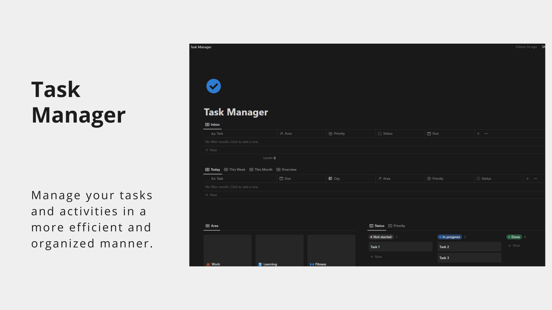 Notion Ultimate Task Manager media 4