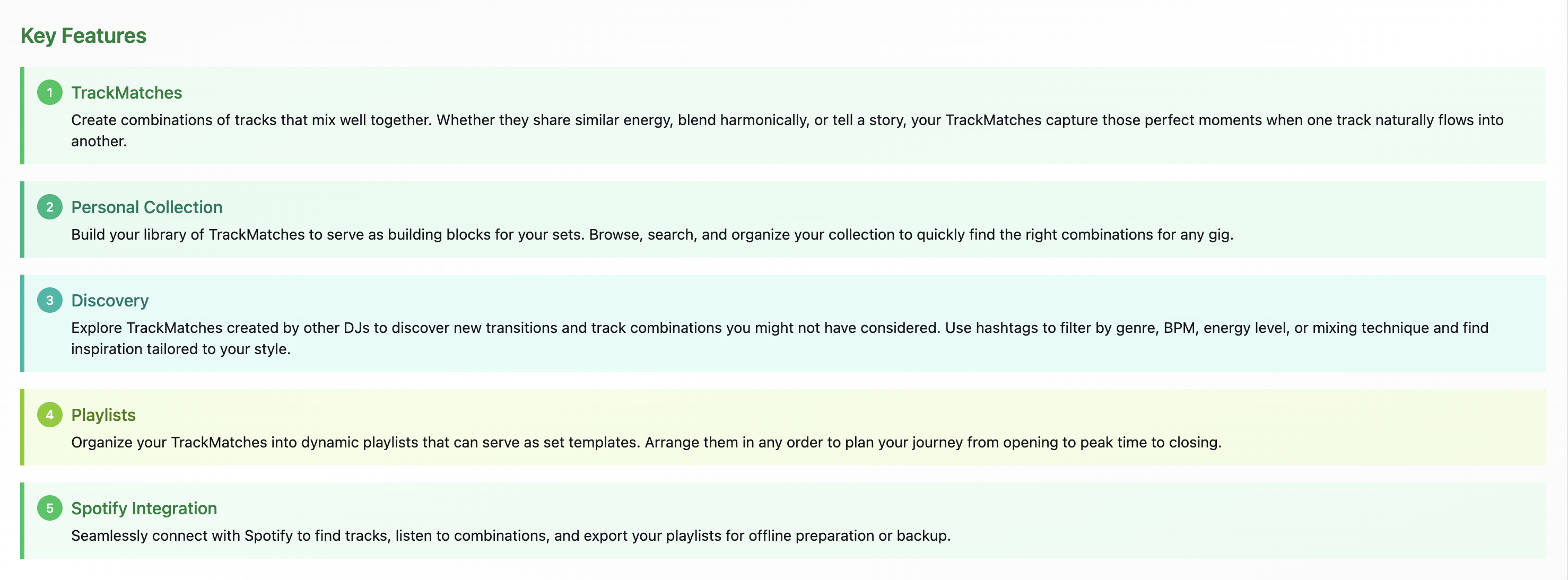 TrackMatch - Create track combinations for better DJ sets media 2