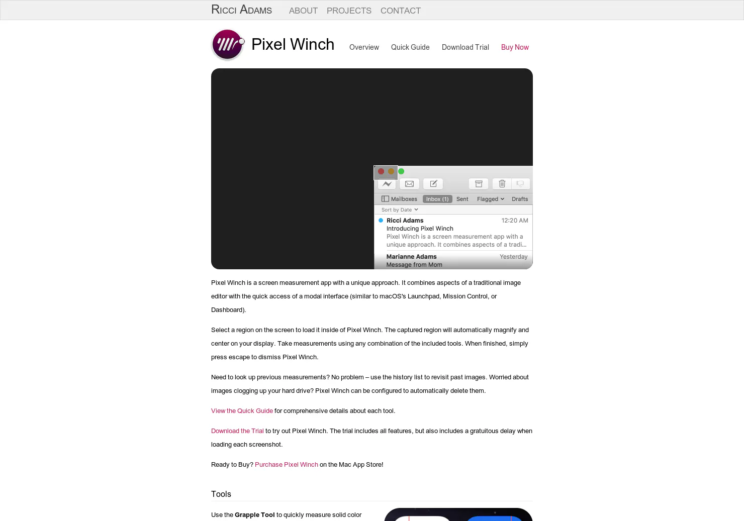 Pixel Winch