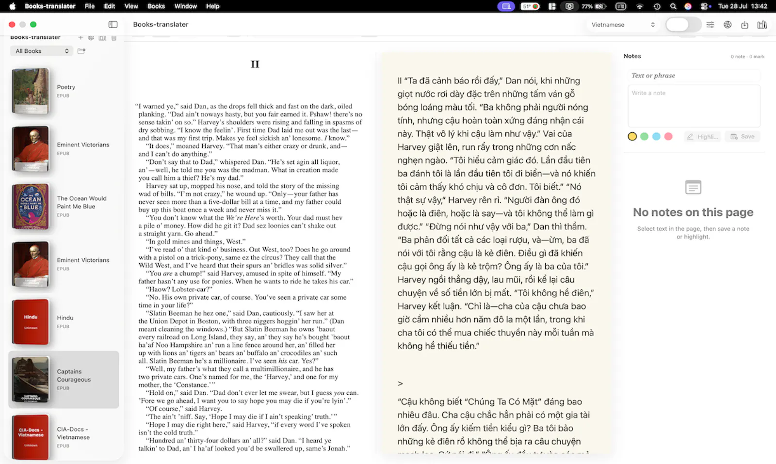eBook-translater screenshot 2