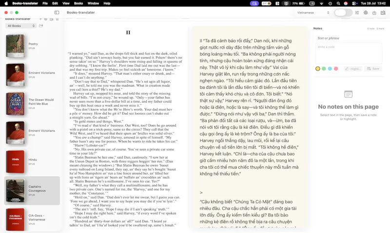 eBook-translater screenshot 2