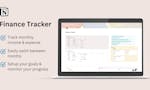Notion Template | Finance Tracker image