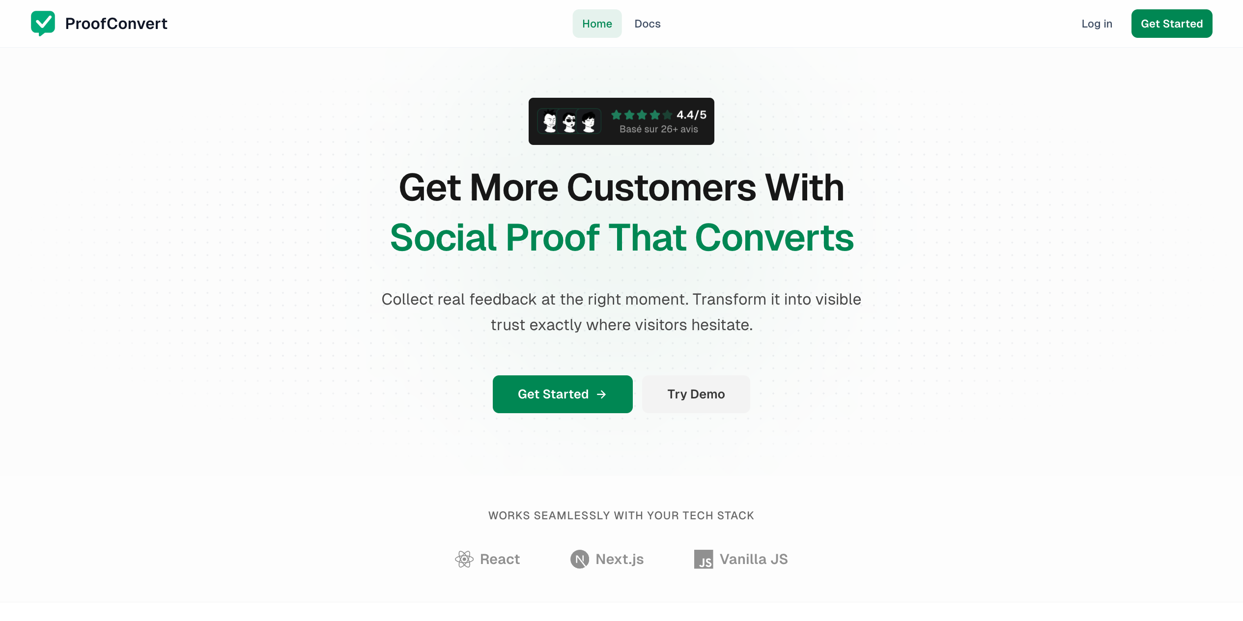 ProofConvert - Main product screenshot demonstrating key features and user interface