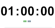 Full Screen Countdown Timer