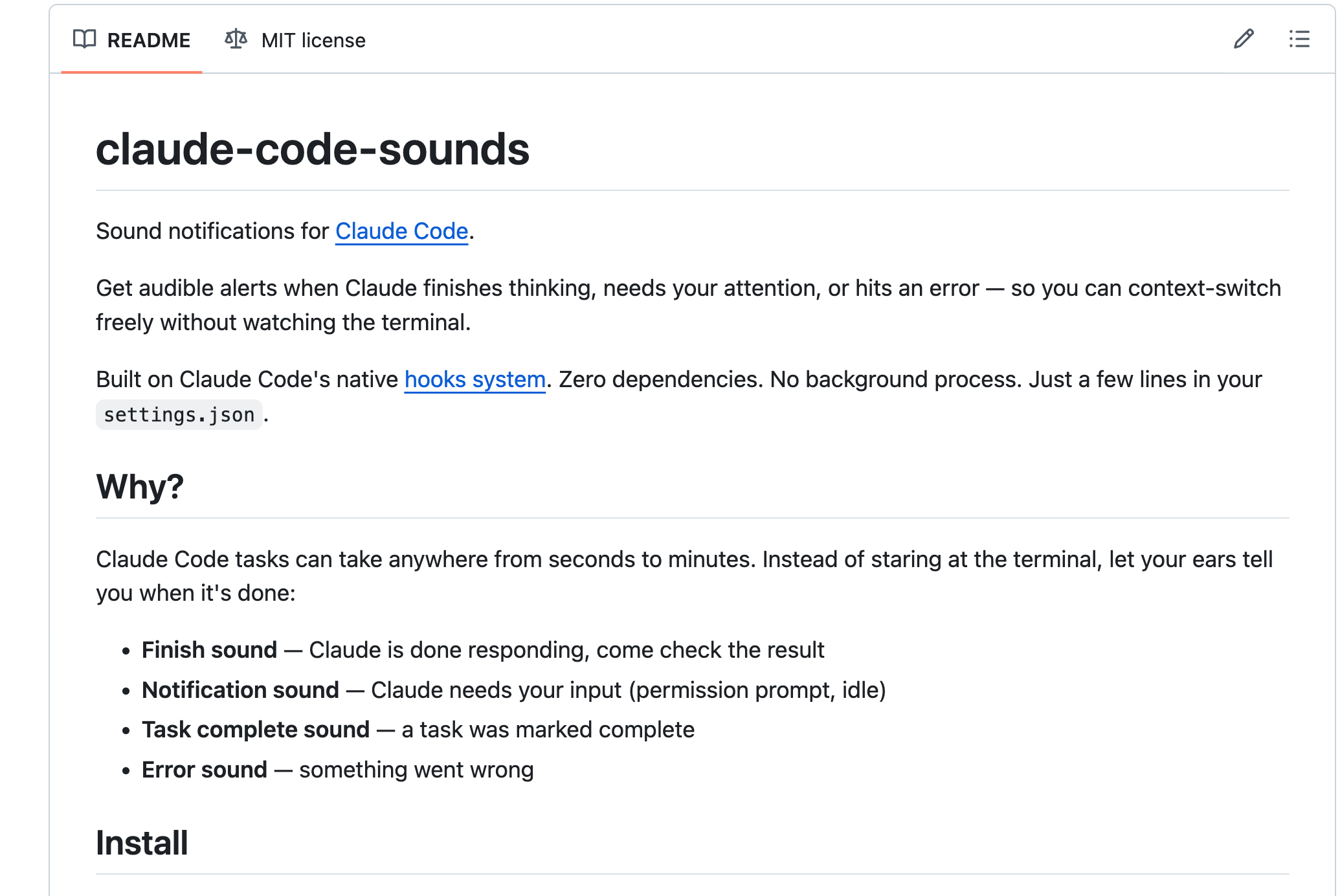 Claude Code Sounds gallery image