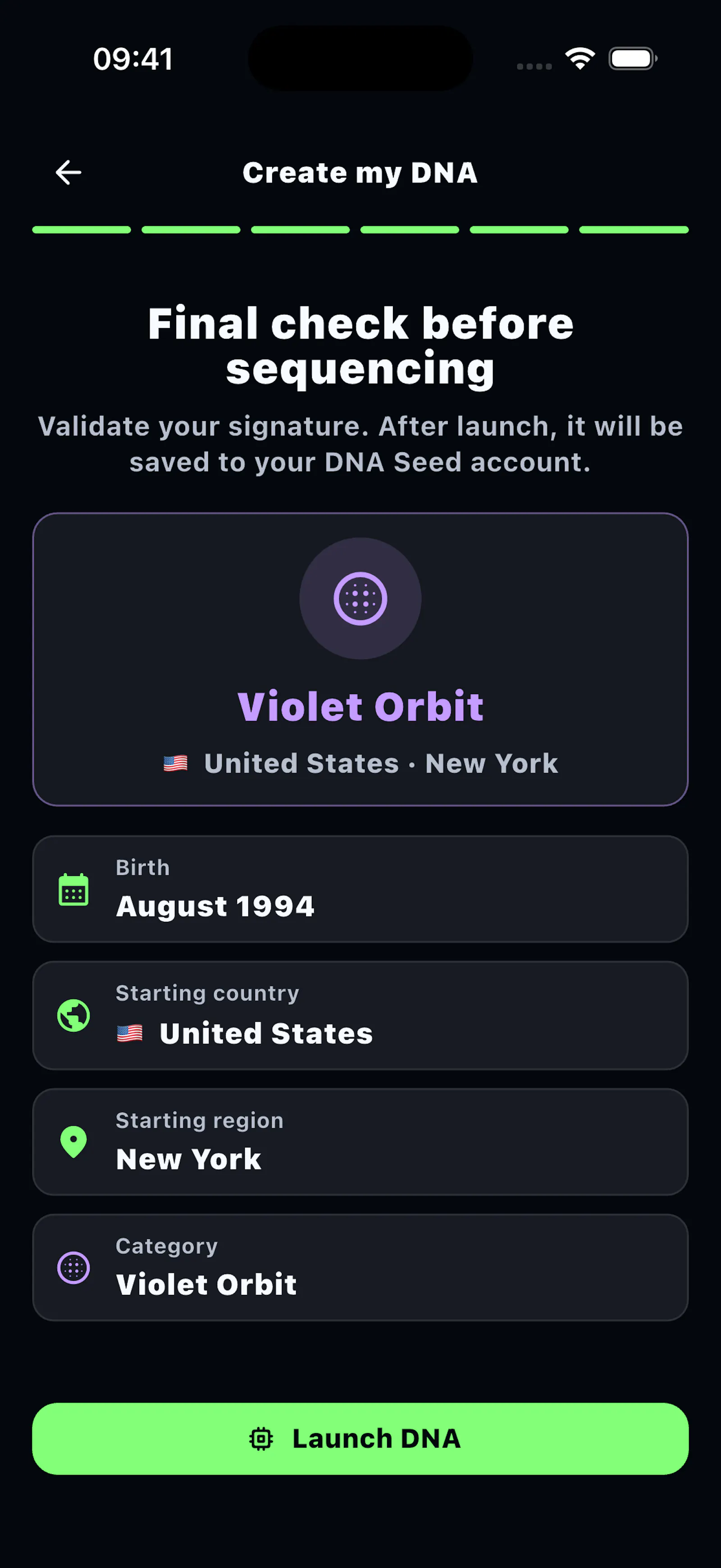 DNA Seed screenshot 2