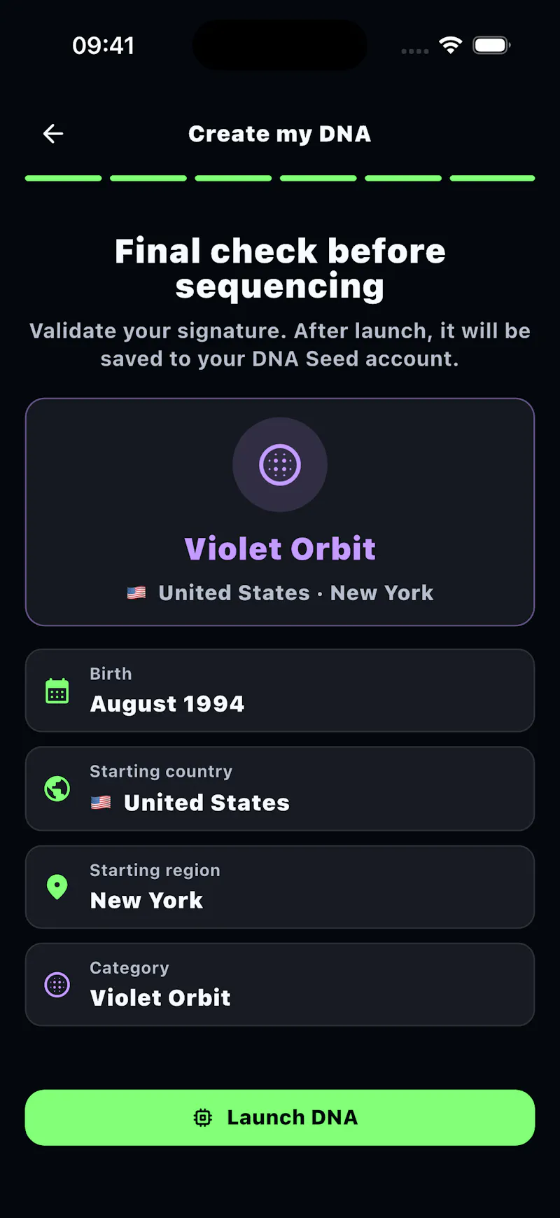 DNA Seed screenshot 2