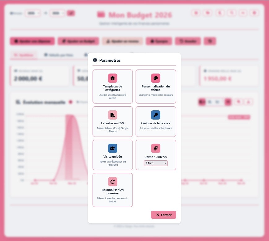 LL Budget - Screenshot 5 showing product features and functionality