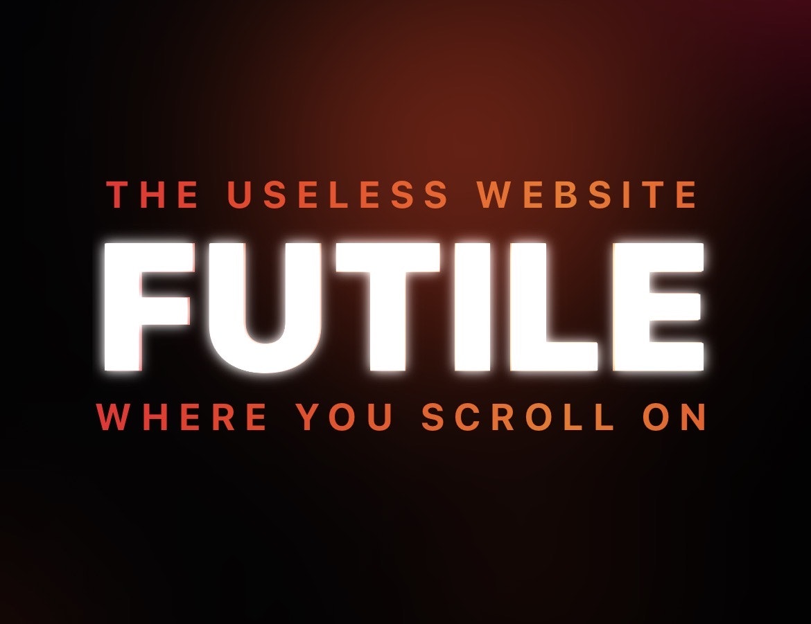 FUTILE - Main product screenshot demonstrating key features and user interface