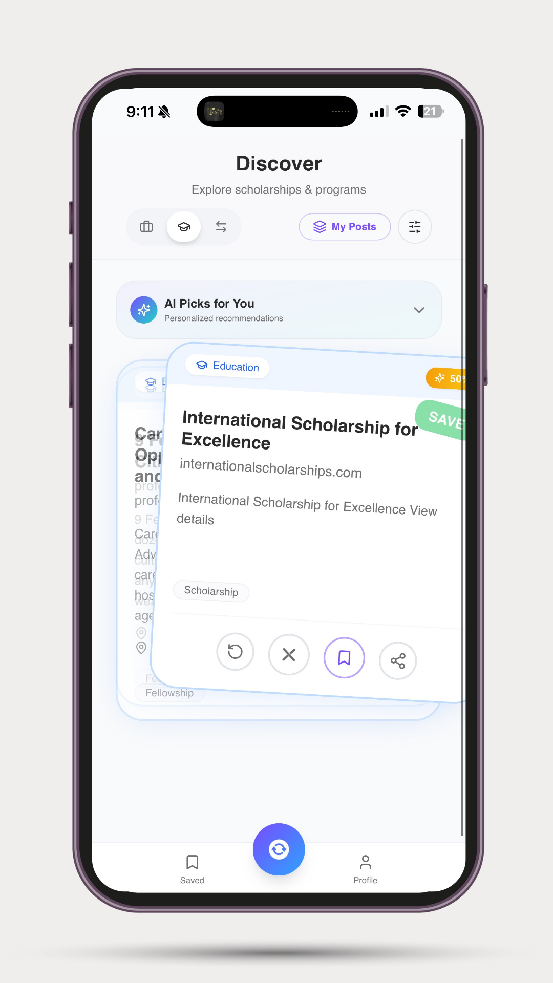 Swipe - Screenshot 2 showing product features and functionality