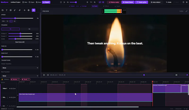 MadSync - Music Video Editor screenshot 4