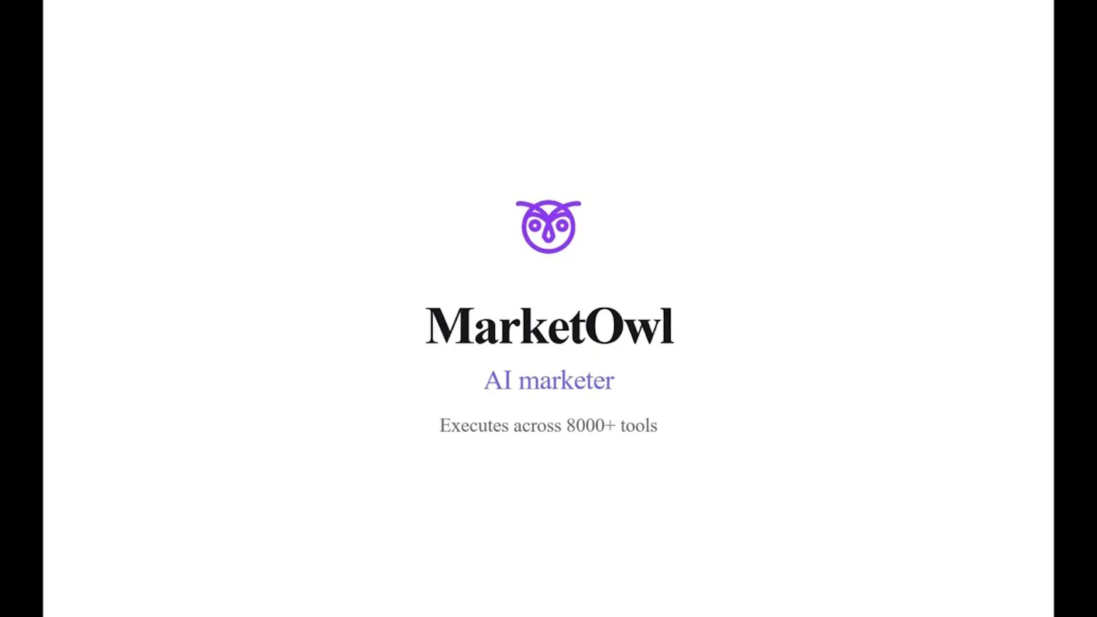 MarketOwl screenshot 1 (video preview)