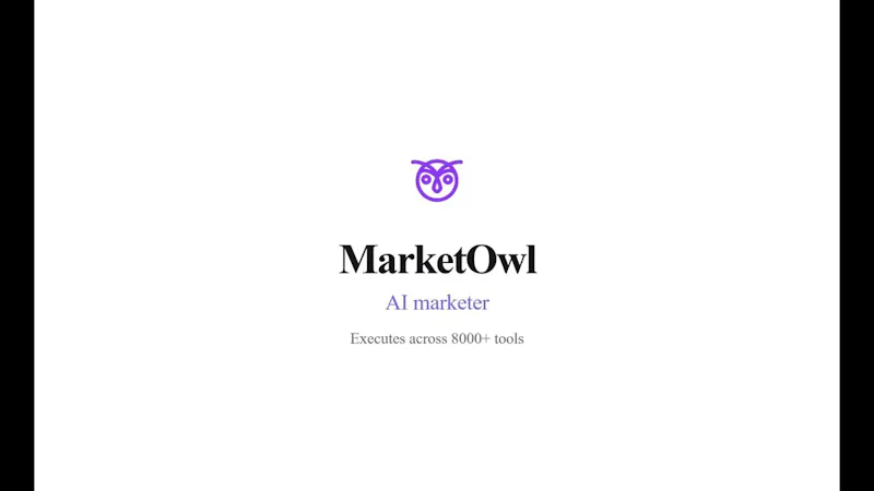 MarketOwl screenshot 1 (video preview)
