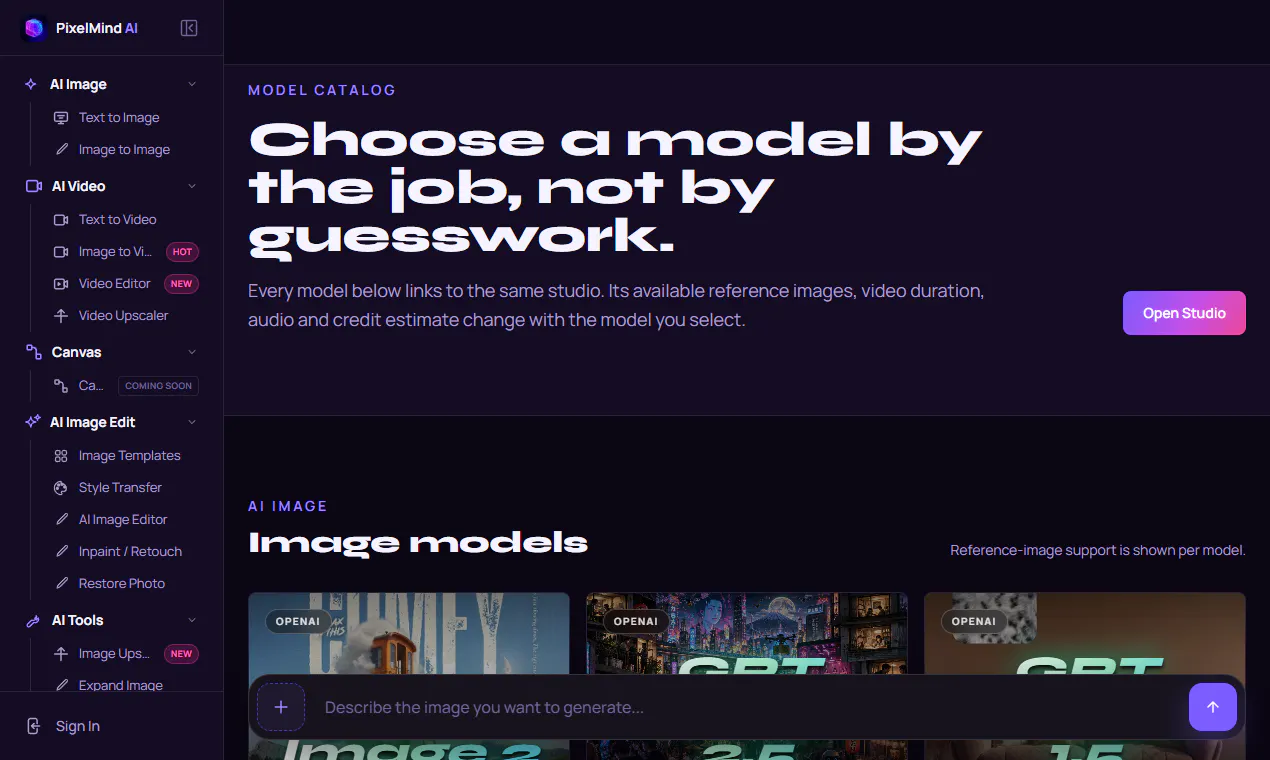 PixelMind AI gallery image