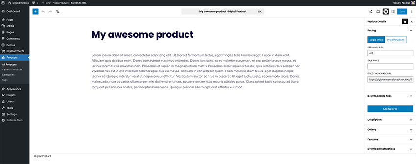 DigiCommerce gallery image