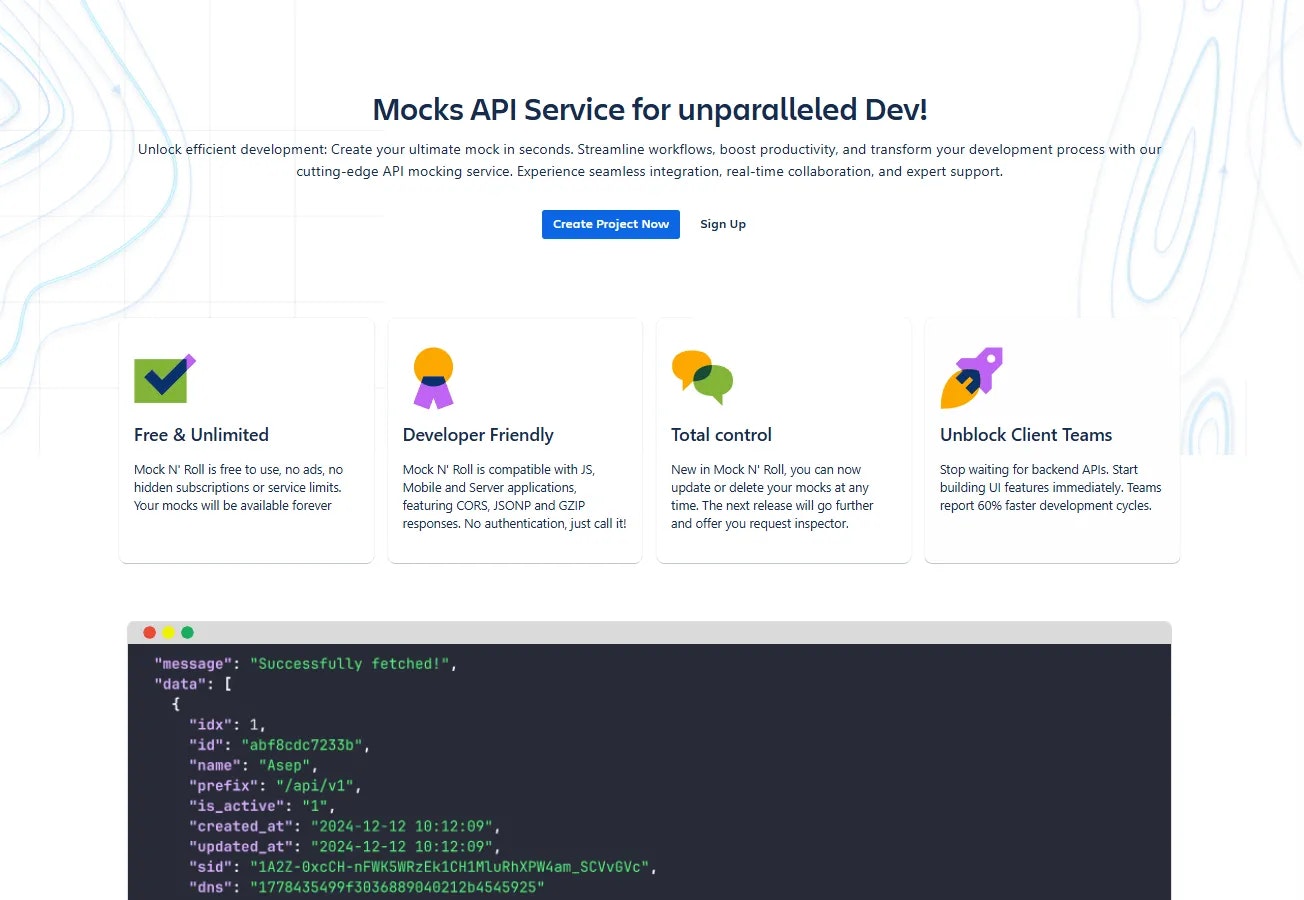 Média Mock n 'roll - Service API Mock pour Dev inégalé! 1