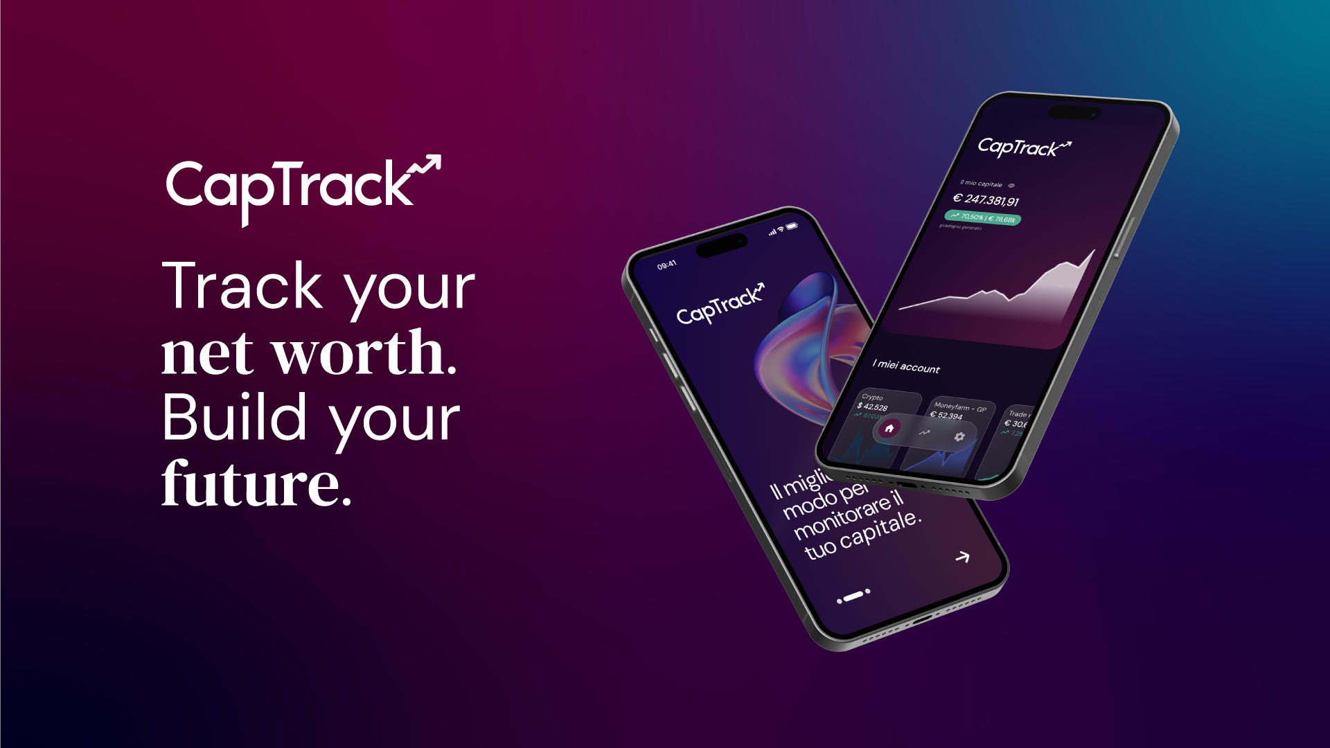 CapTrack - Main product screenshot demonstrating key features and user interface