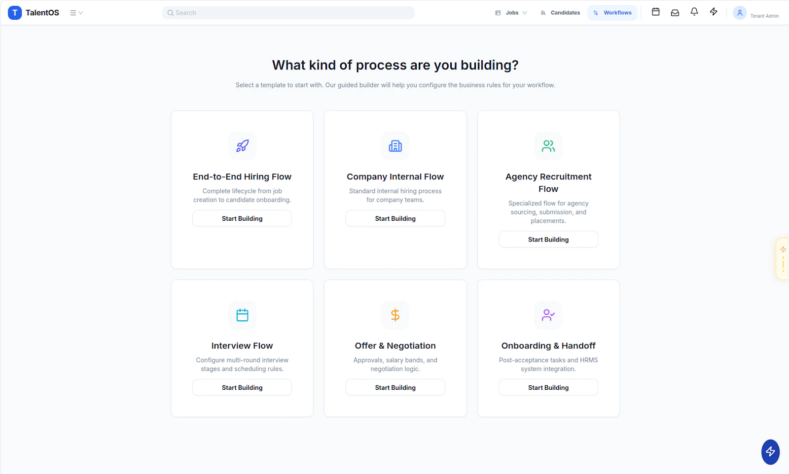TalentOS screenshot 1
