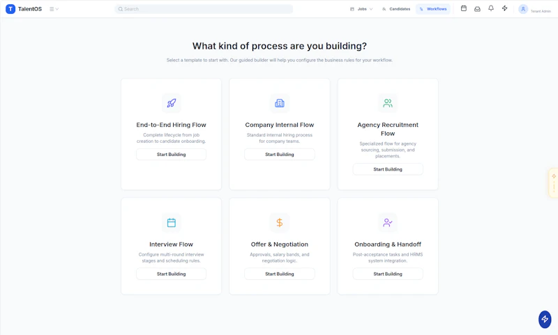 TalentOS screenshot 1