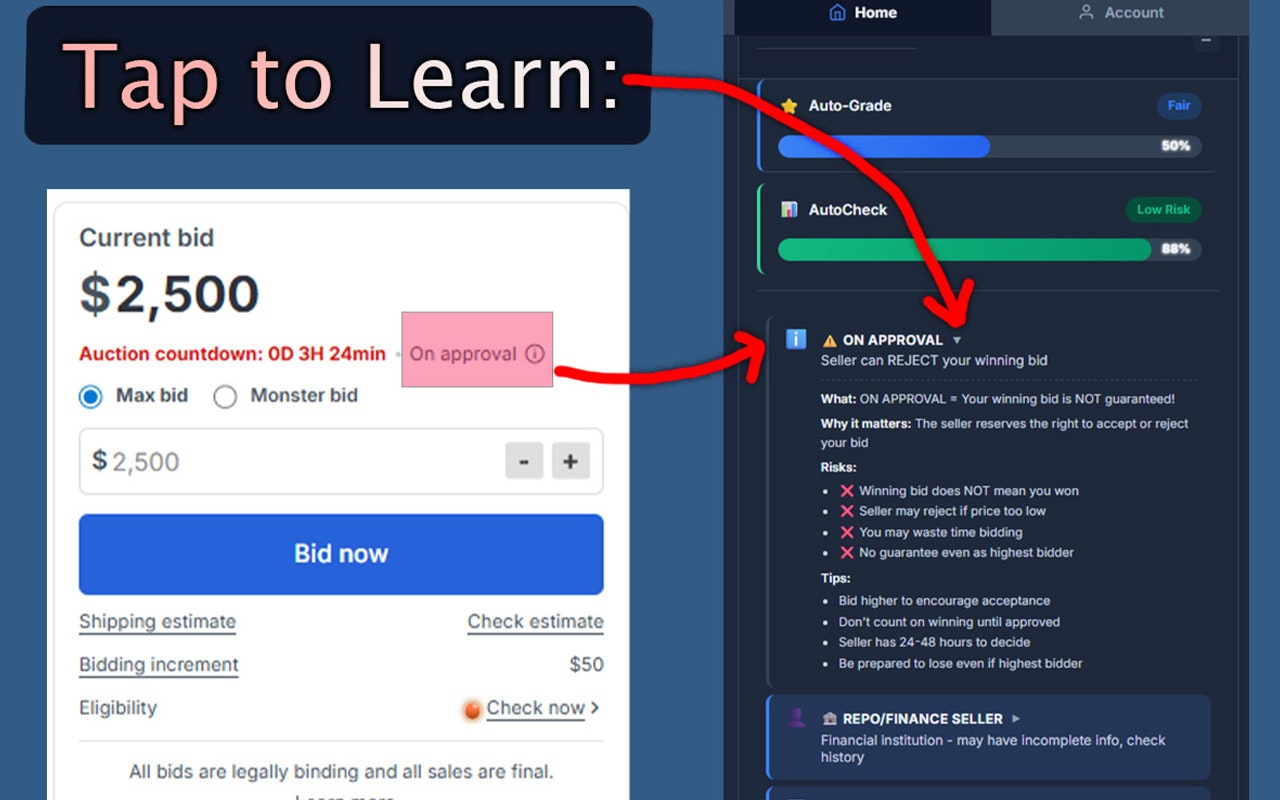 TopFuel Auto , AI for Car Auctions - Screenshot 4 showing product features and functionality