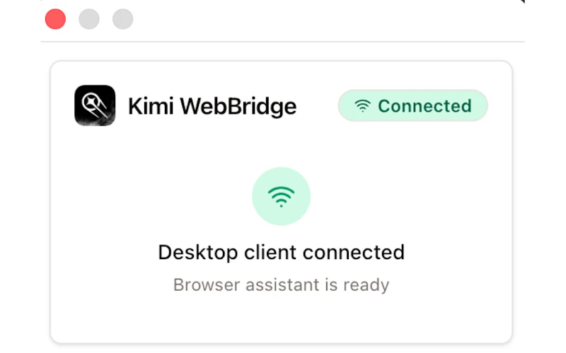 Kimi WebBridge screenshot 9