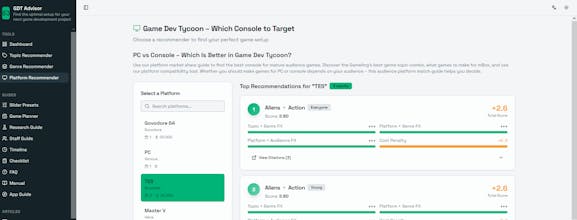 Game Dev Tycoon Advisor gallery image