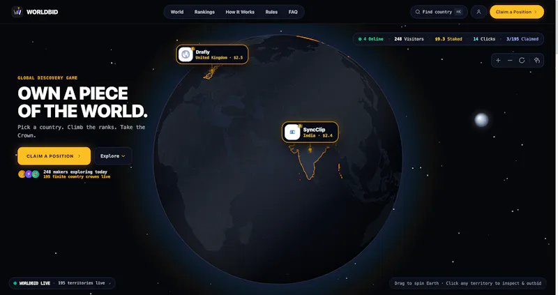 WorldBid screenshot 1