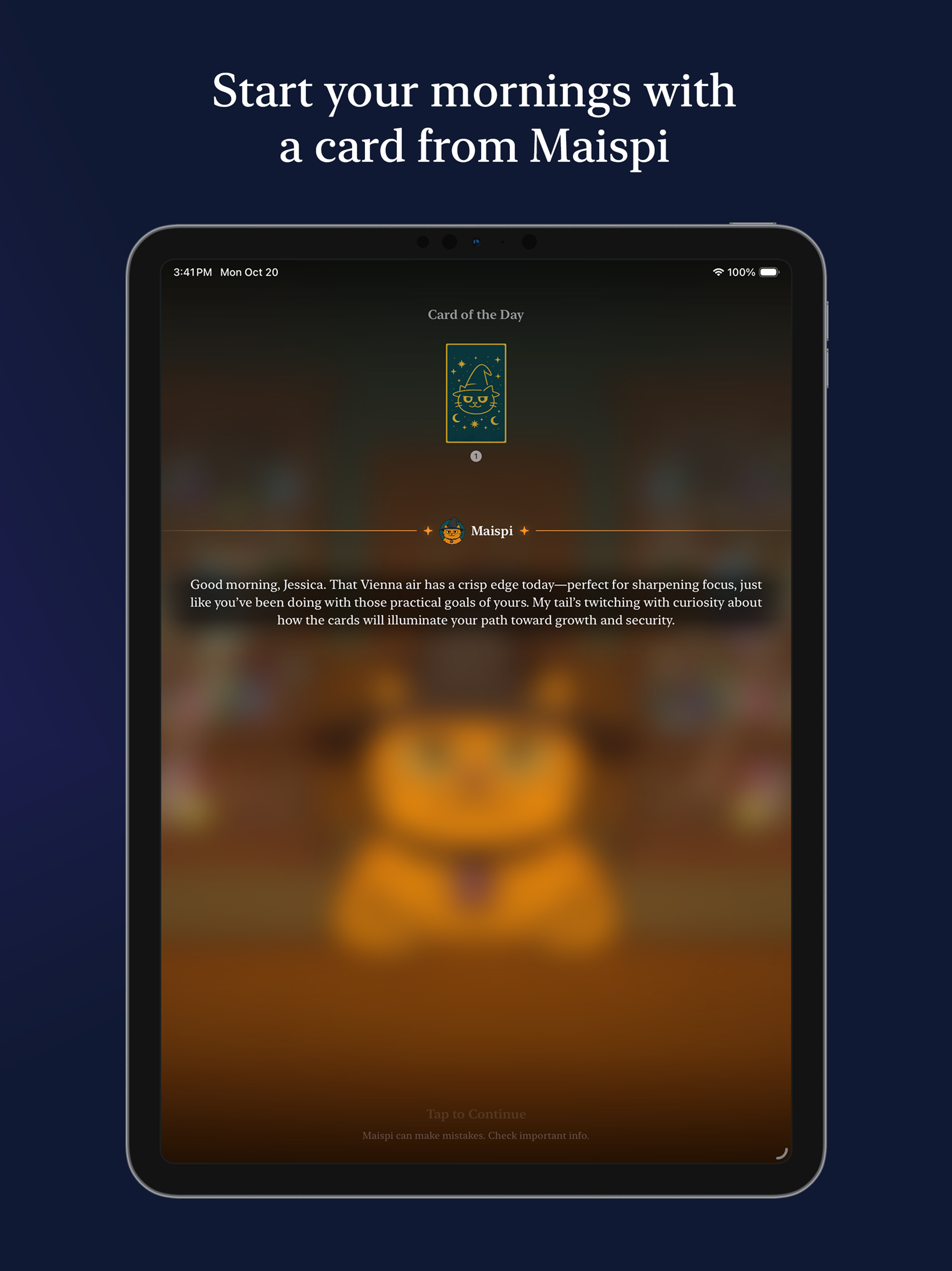 Maispi Tarot - Your Cat Oracle gallery image