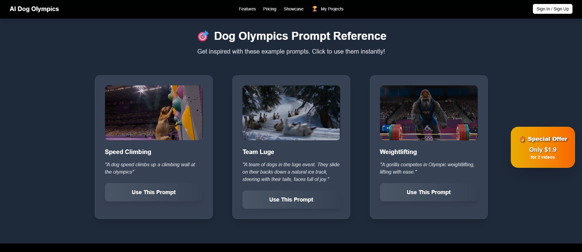 AI Dog Olympics Generator media 3