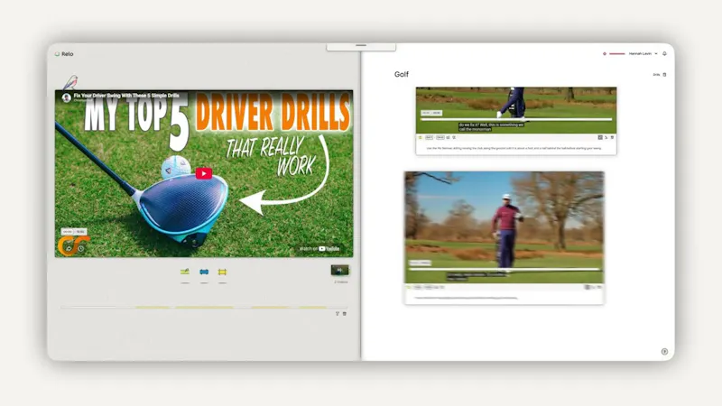 Relo Learn screenshot 1 (video preview)
