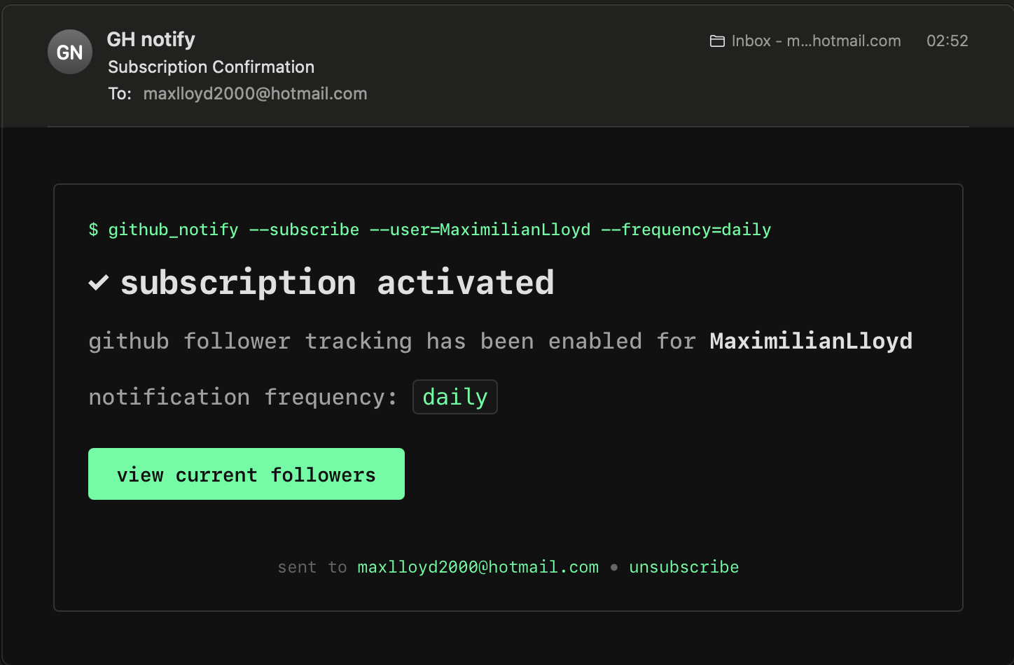 Gh benachrichtigen - Verpassen Sie nie einen neuen Anhänger auf Github Medien 5