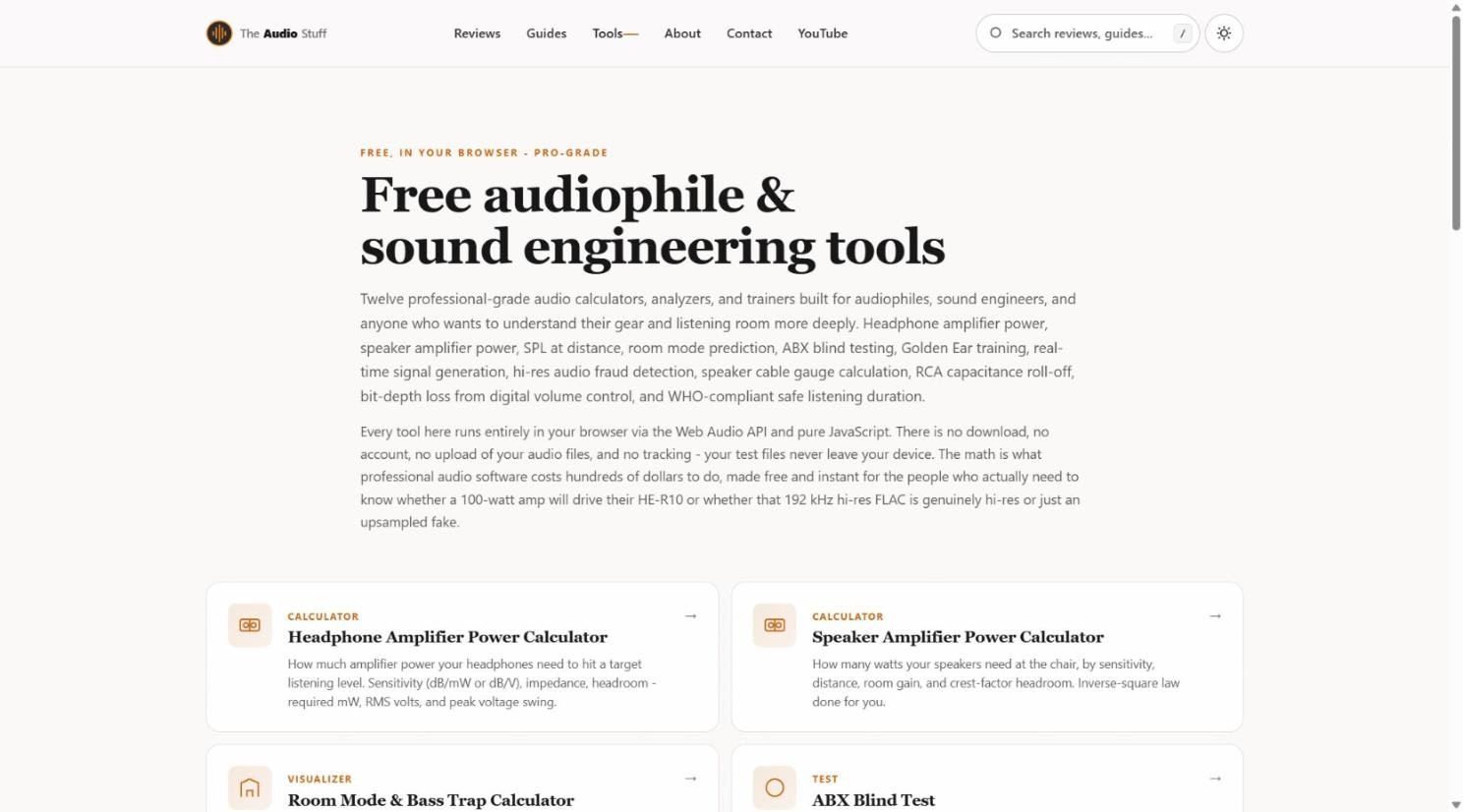 The Audio Stuff Tools gallery image