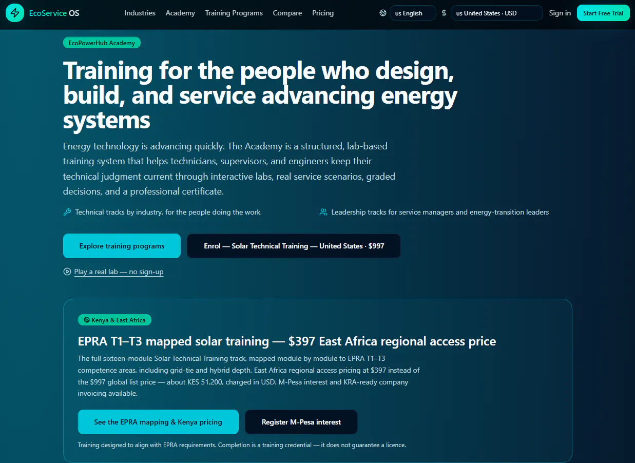 EcoService OS gallery image