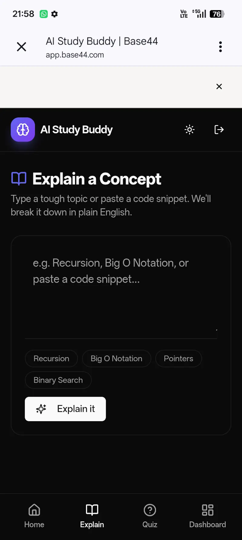AI study Buddy  screenshot 3