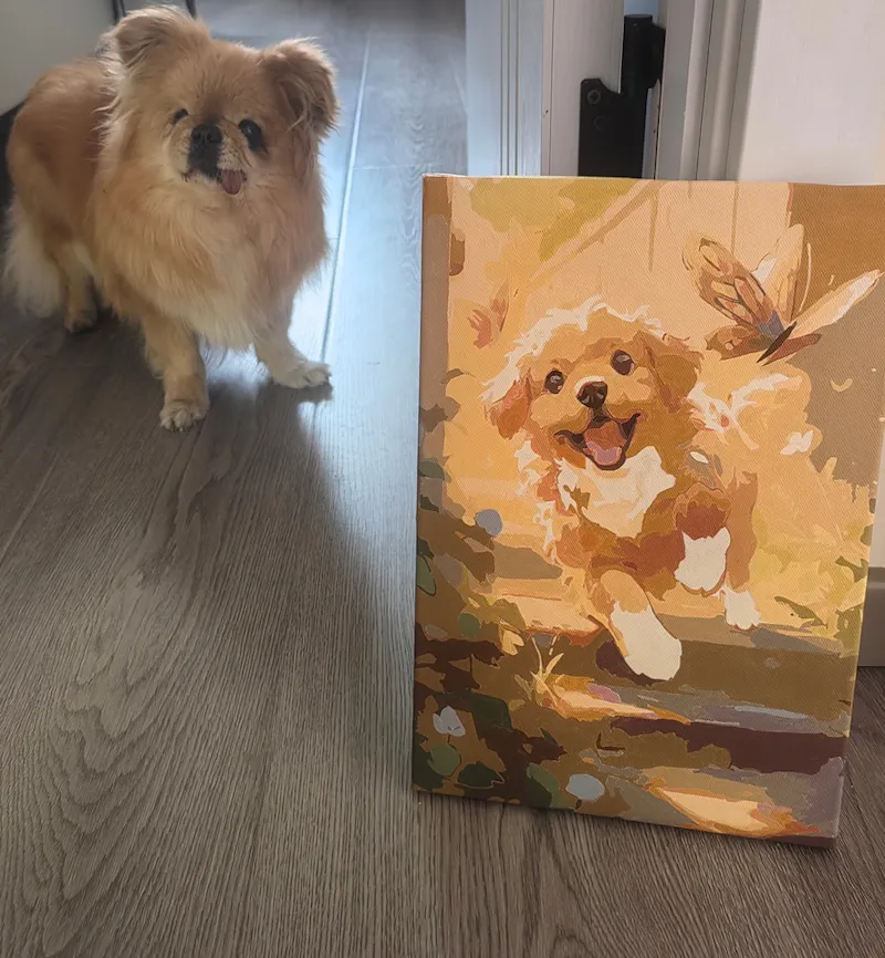 Pet Dog Custom paint by numbers screenshot 1