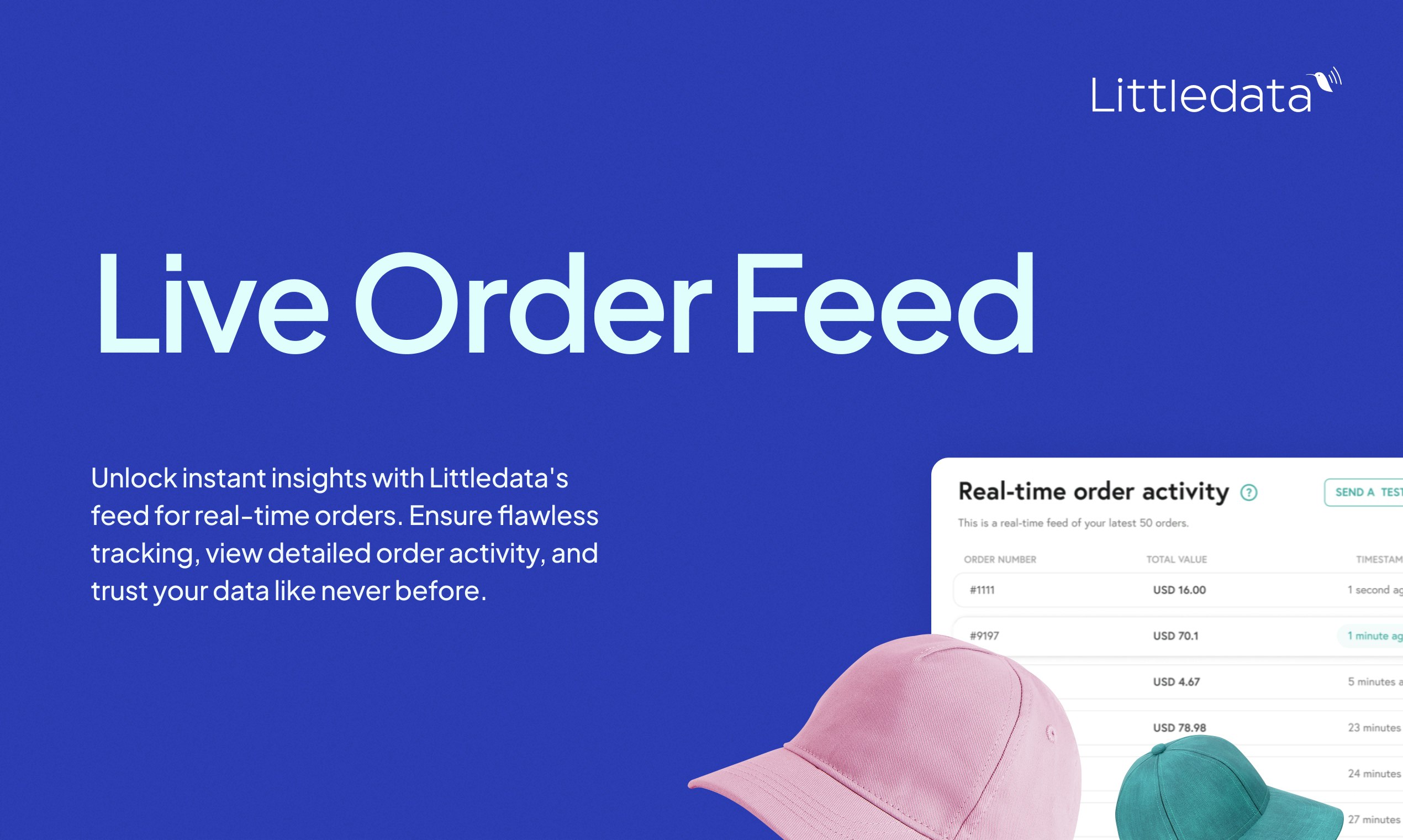 Live Order Feed - Vertrouw e-commerce gegevens door realtime bestelactiviteit te controleren media 2
