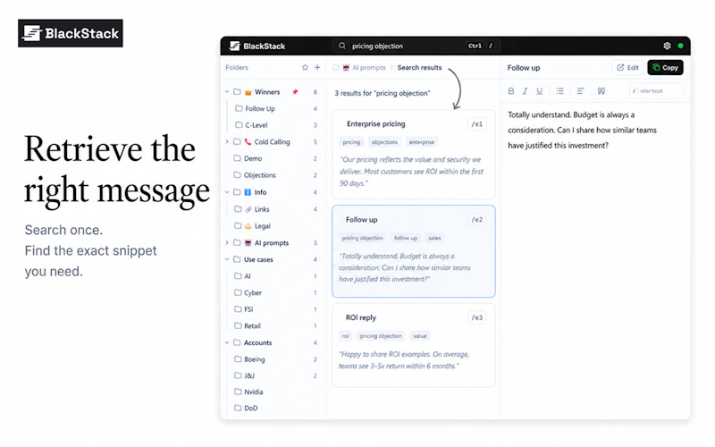 BlackStack Chrome Extension screenshot 5