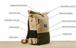 Waterproof HEMP backpacks media 3