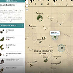 Interactive Sea of Thieves Map