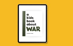A Kids Book About War media 3