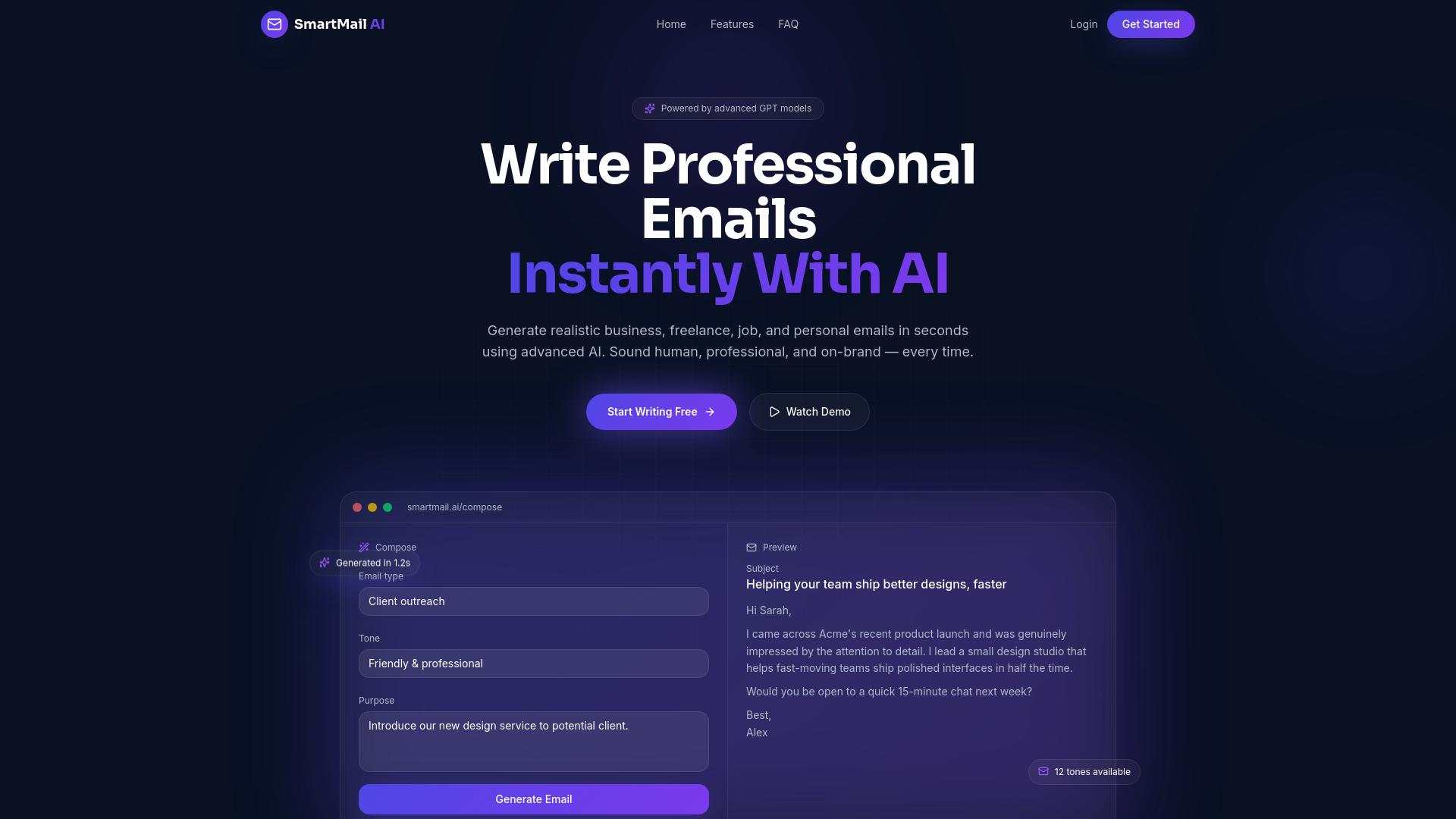 AI Email Writer  gallery image