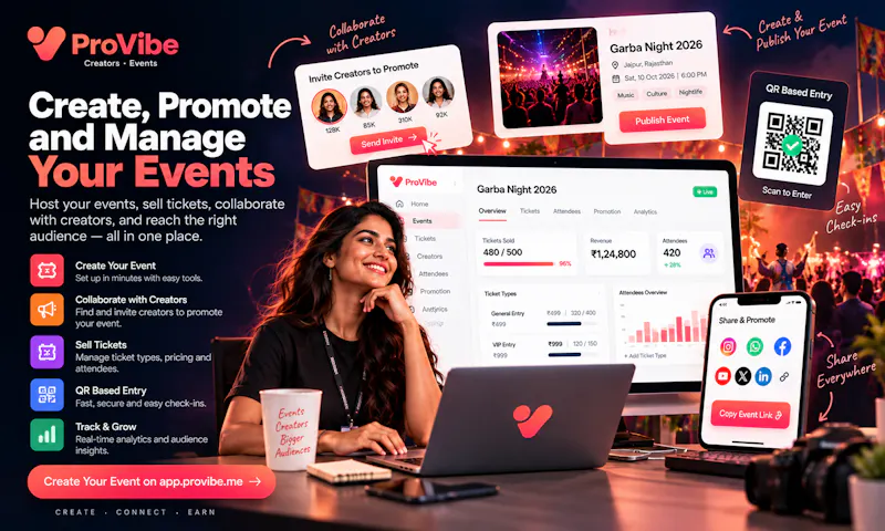 ProVibe — Creators • Brands • Events screenshot 3