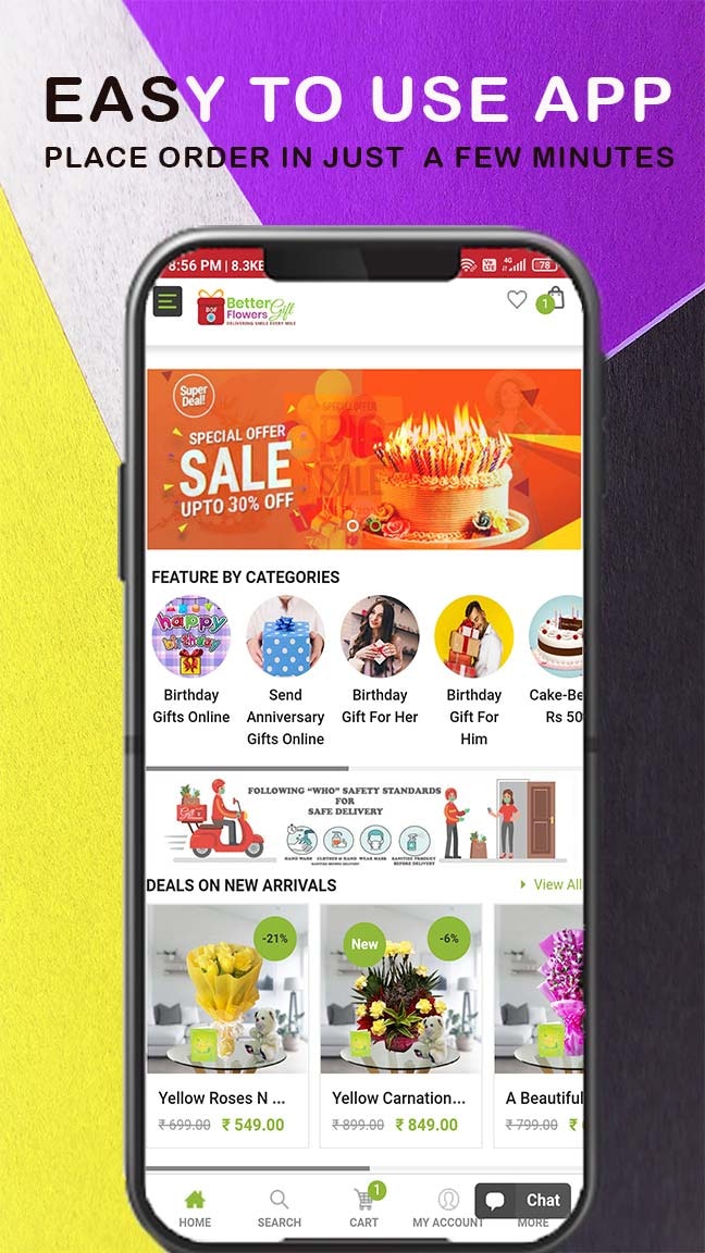 BGF : Flowers, Cake & Gift Delivery App gallery image