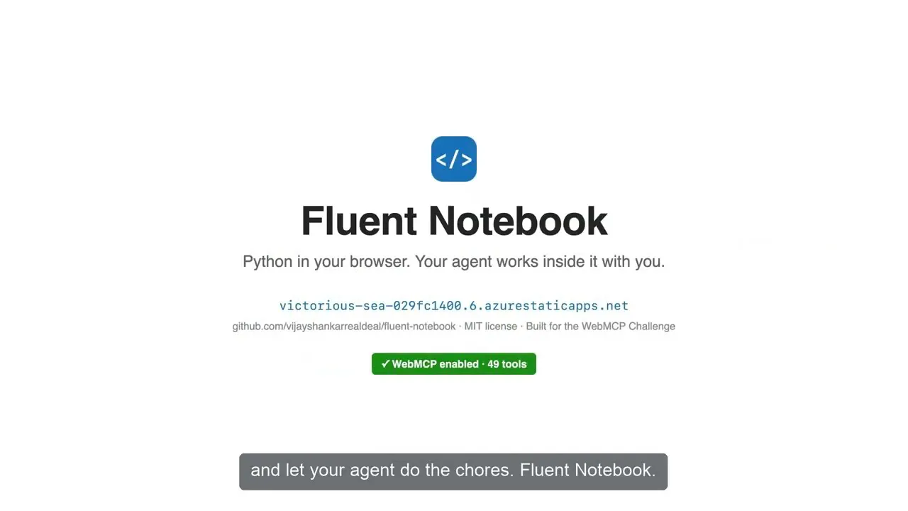 Fluent Notebook — Python in your browser gallery image