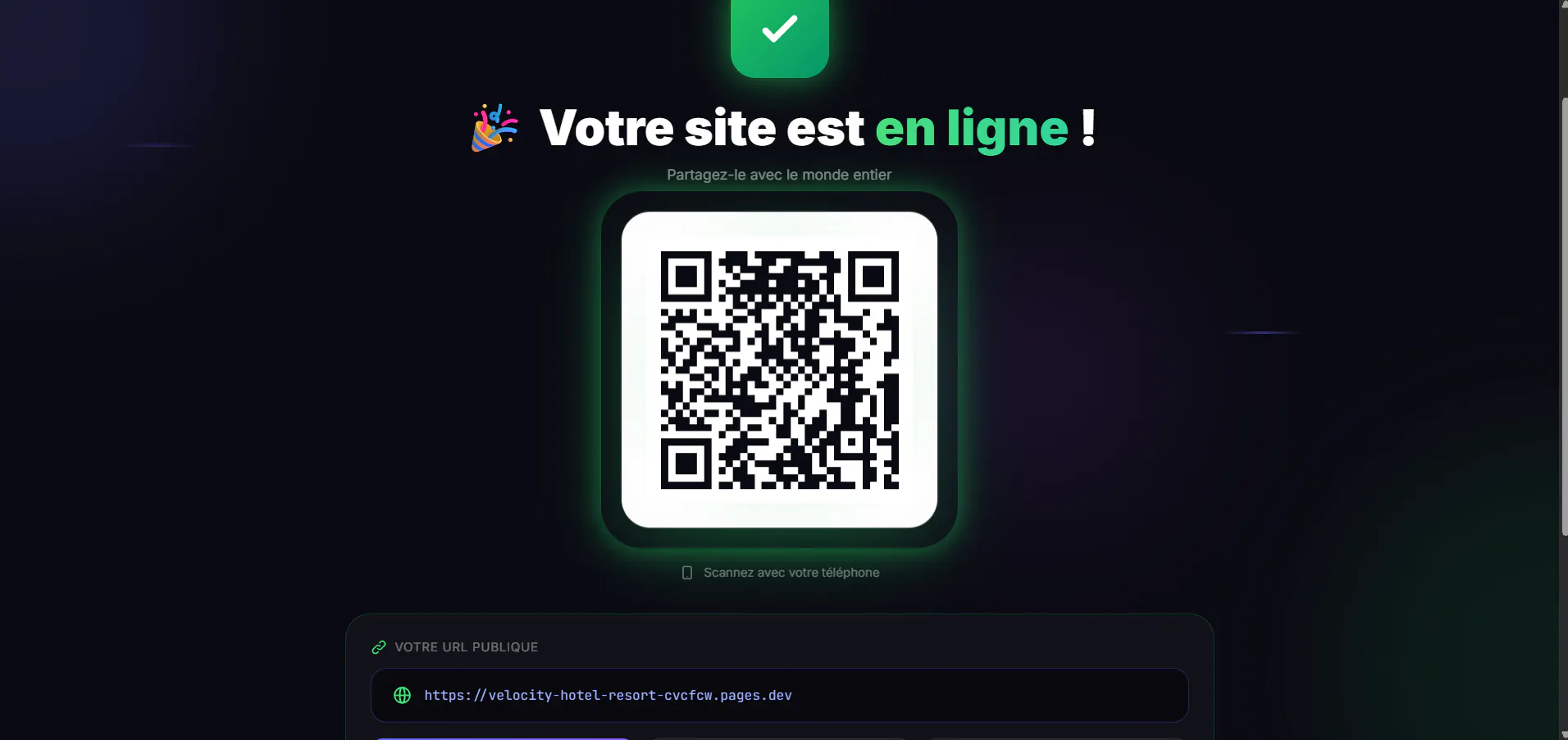 Velocity — Créez  Web & Mobile avec l'IA gallery image