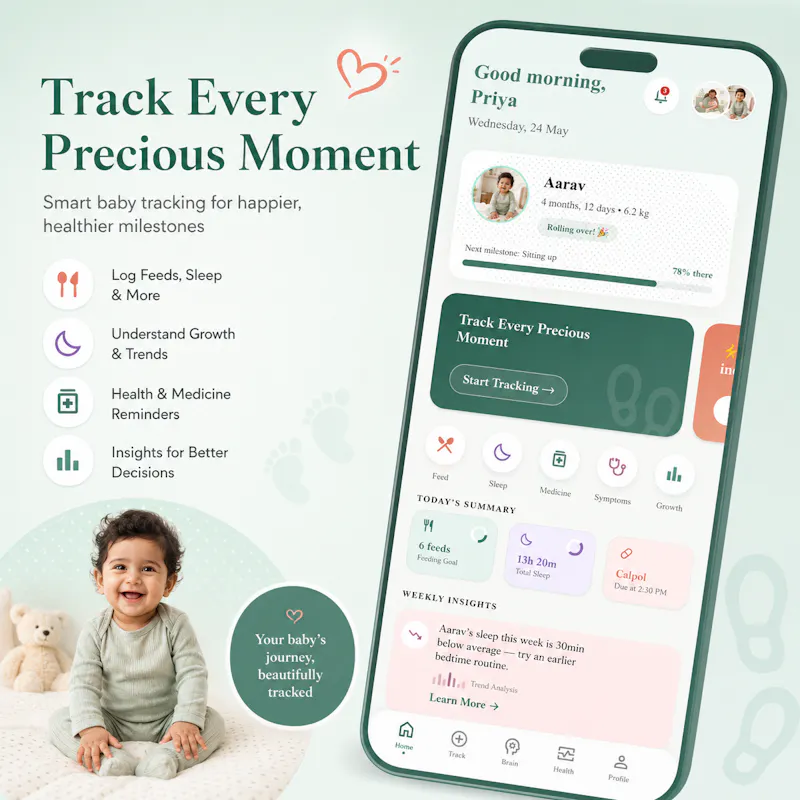 Little Feet: Baby Care Tracker screenshot 2