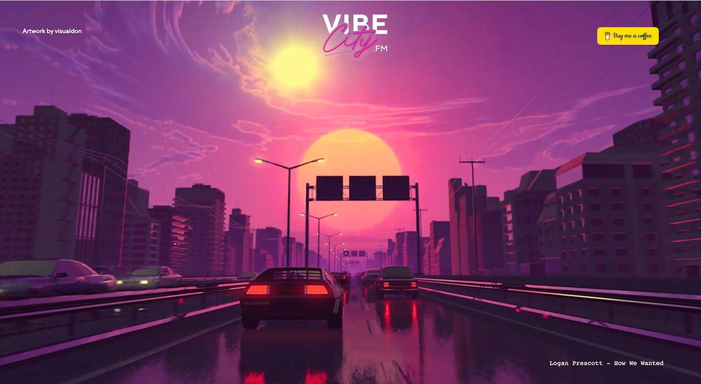 Vibe City FM - Non-stop & regularly updated selection of chill music