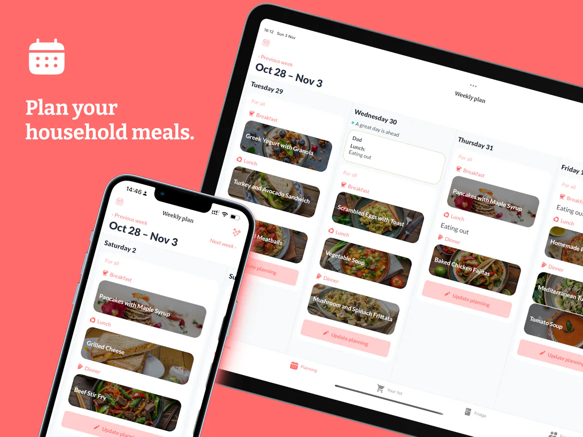 Semana: Family Meal Planner