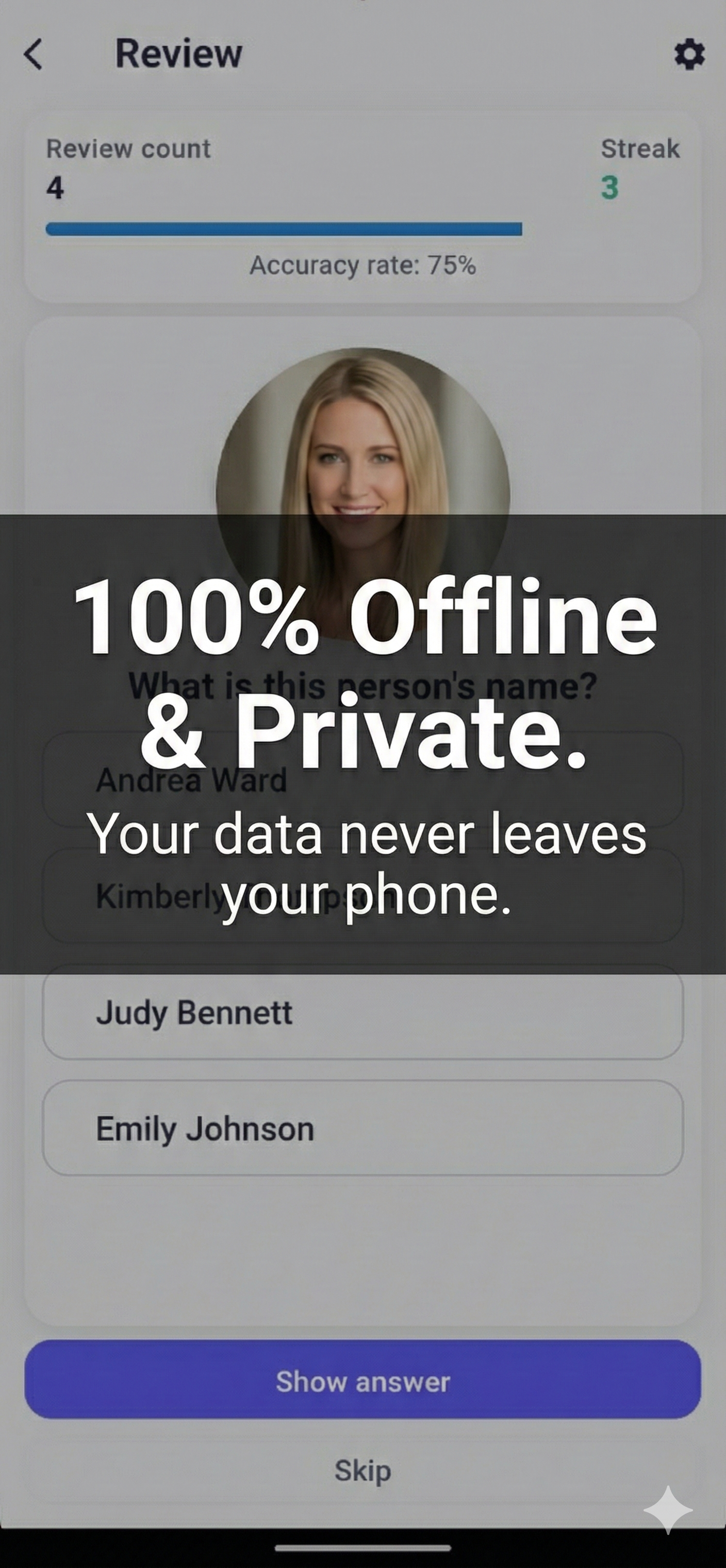 NameMemory - Main product screenshot demonstrating key features and user interface