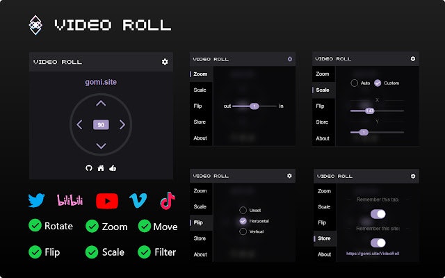 Media Video Roll - Mở rộng web, mở rộng chrome, tiện ích bổ sung, quay video 1